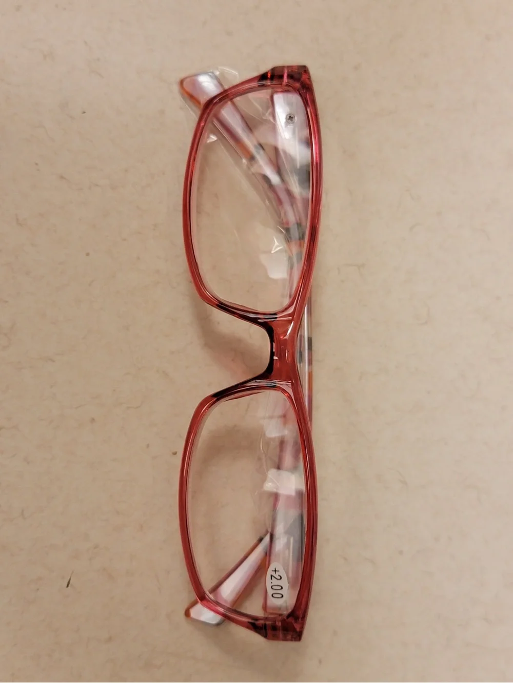 Set of 4 Stylish Pink Women’s Reading Glasses - +2.00 Strength